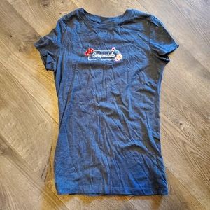 Aeropostale classic crew shirt blue small